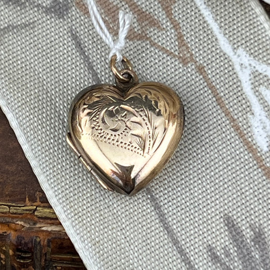 N. 07 - Locket porta foto in oro 9 ct back & front primi ‘900