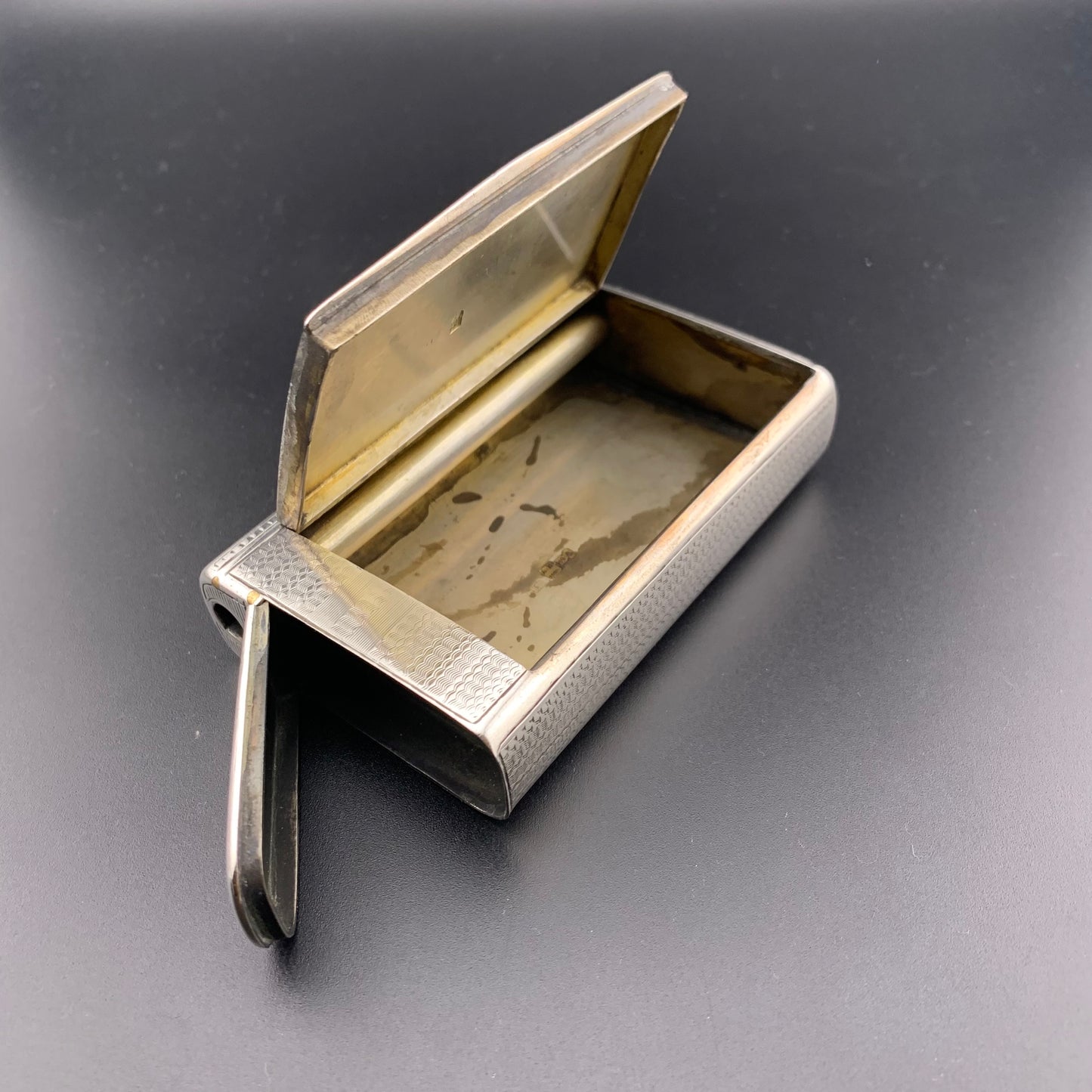 Moskau 1880 Silber Zigarettendose