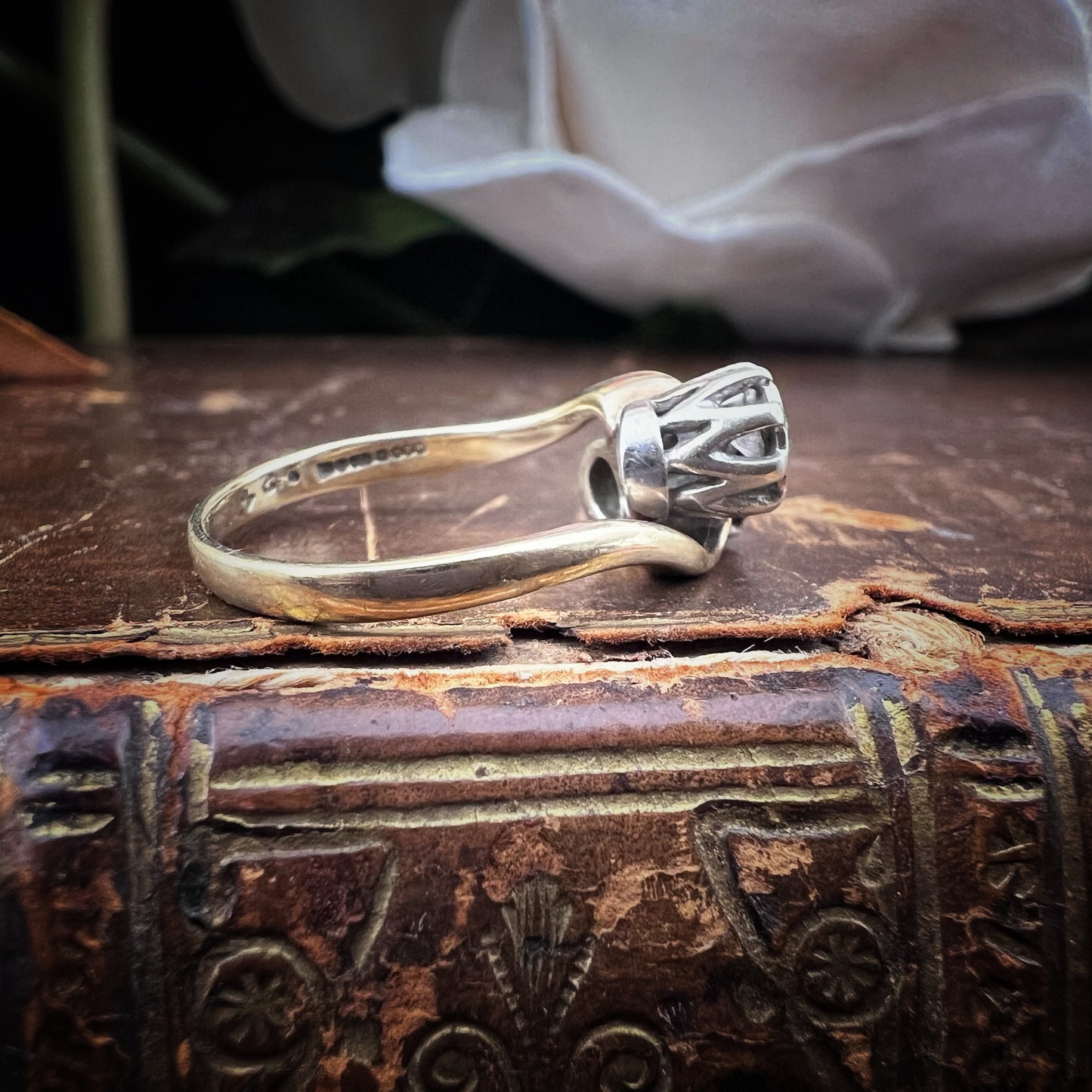 Toi et moi Ring mit zwei Diamanten