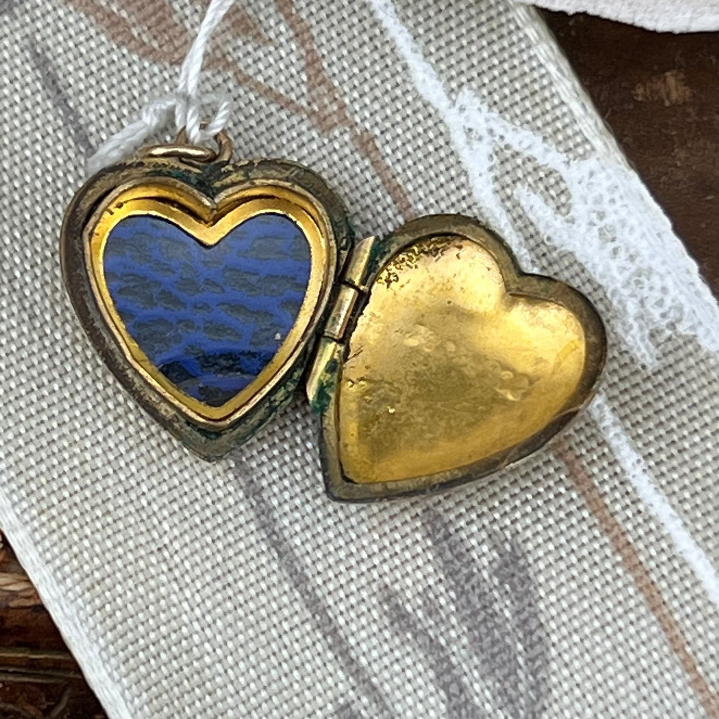 N. 06 - Locket porta foto in oro 9 ct back & front primi ‘900