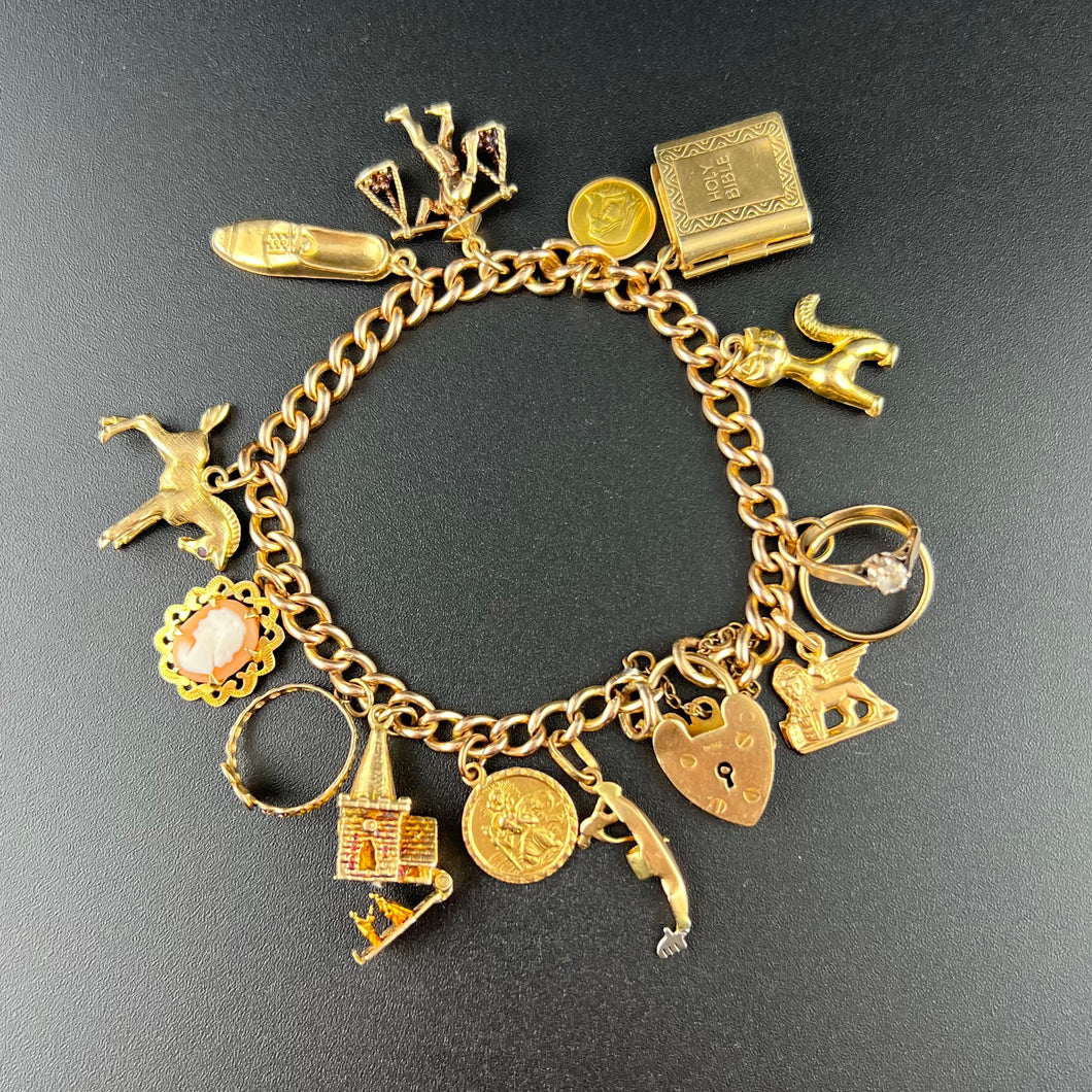 Charms vintage in oro