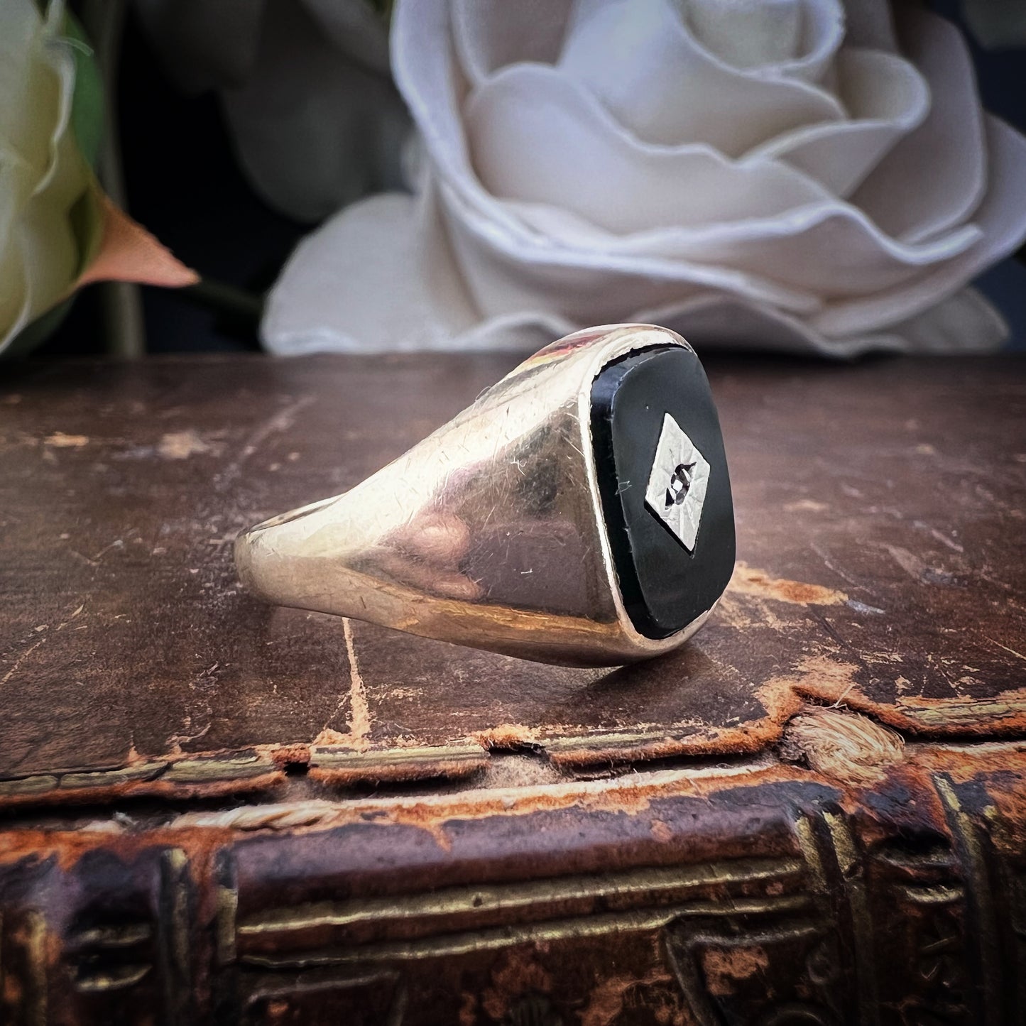 Anello Vintage Chevalier da Uomo – Fred Manshaw Ltd, Londra 1967