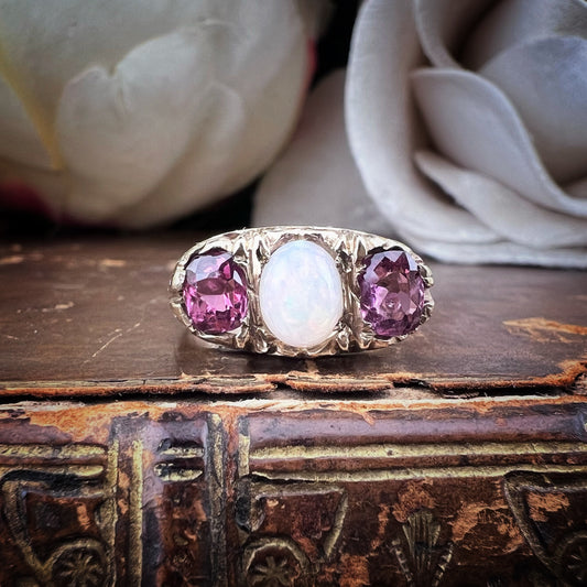 Anello vintage in oro 9 k di Birmingham, 1975