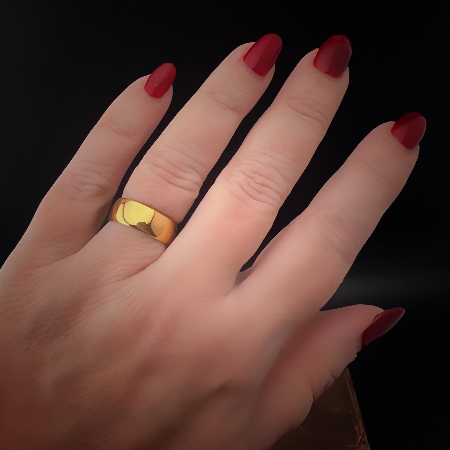 Antique 22-karat gold wedding ring – Birmingham, 1918