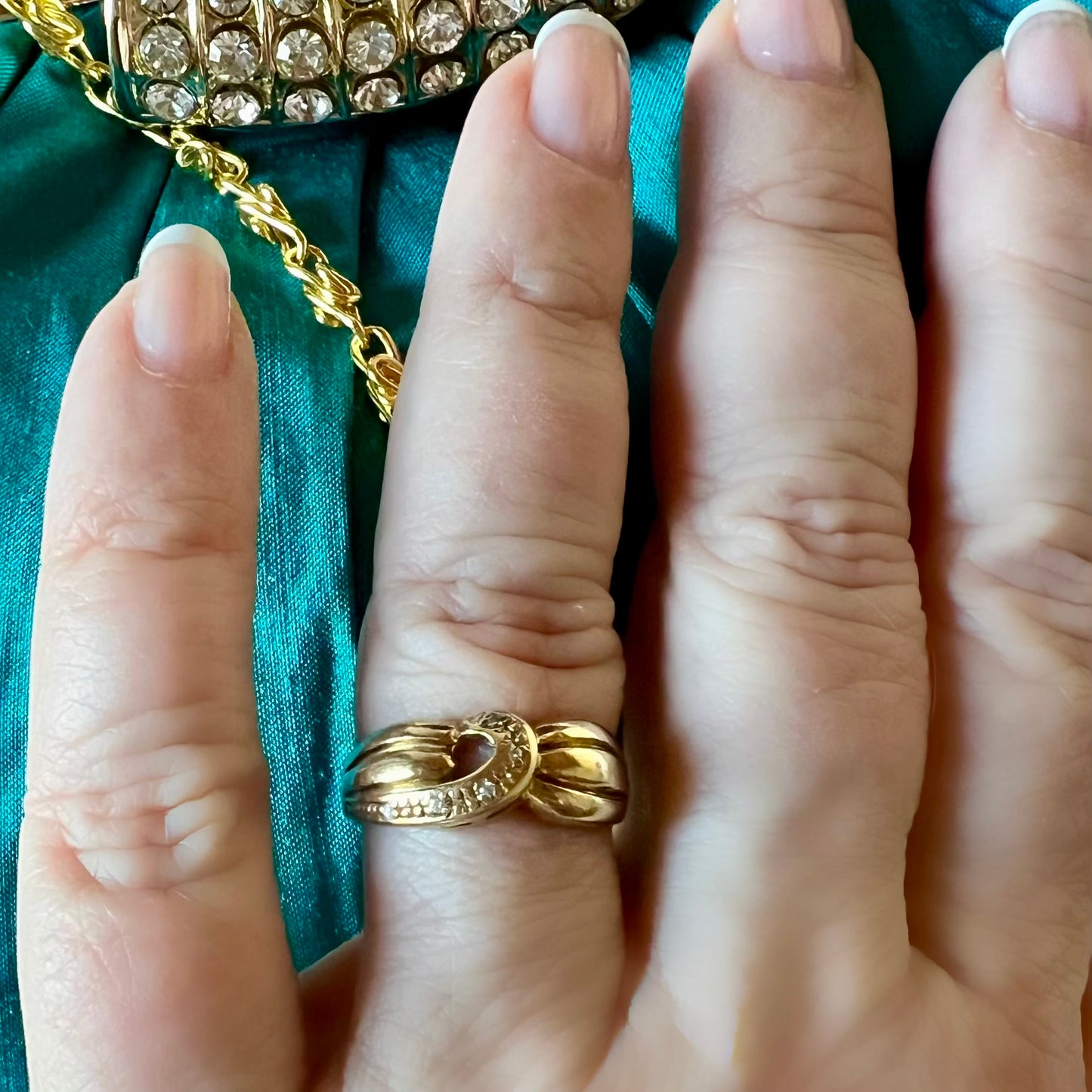 Bandring mit Diamanten