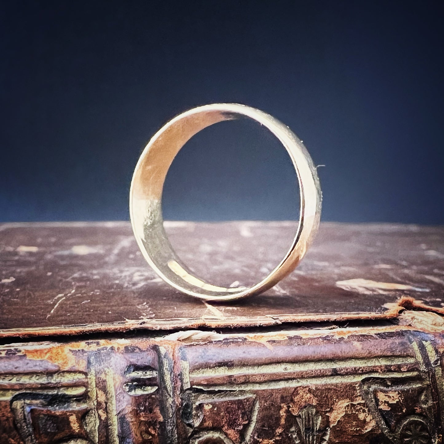 Antique 22-karat gold wedding ring – Birmingham, 1918