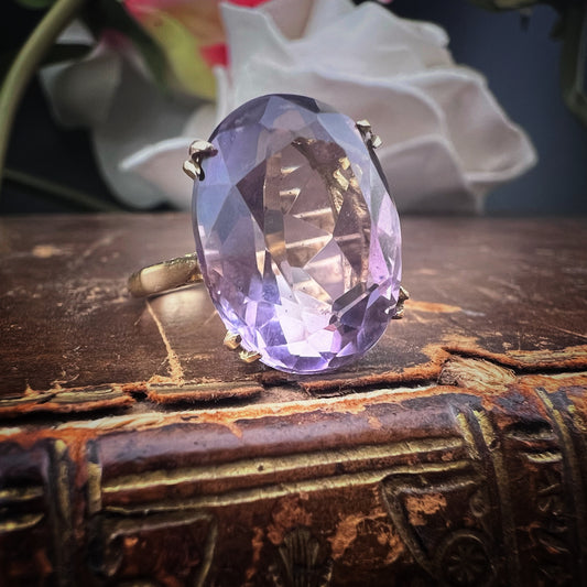 Anello Cocktail con Ametista – Vintage 1963