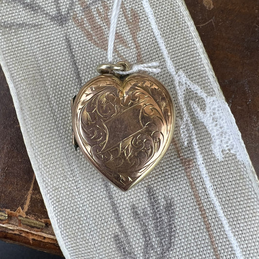 N. 03 - Locket porta foto 9 ct back & front primi ‘900