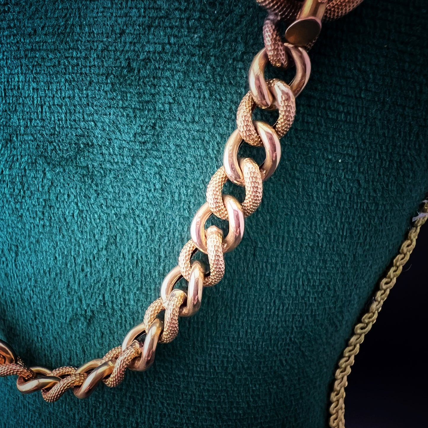 Collana-bracciale borbonico in oro 14 ct