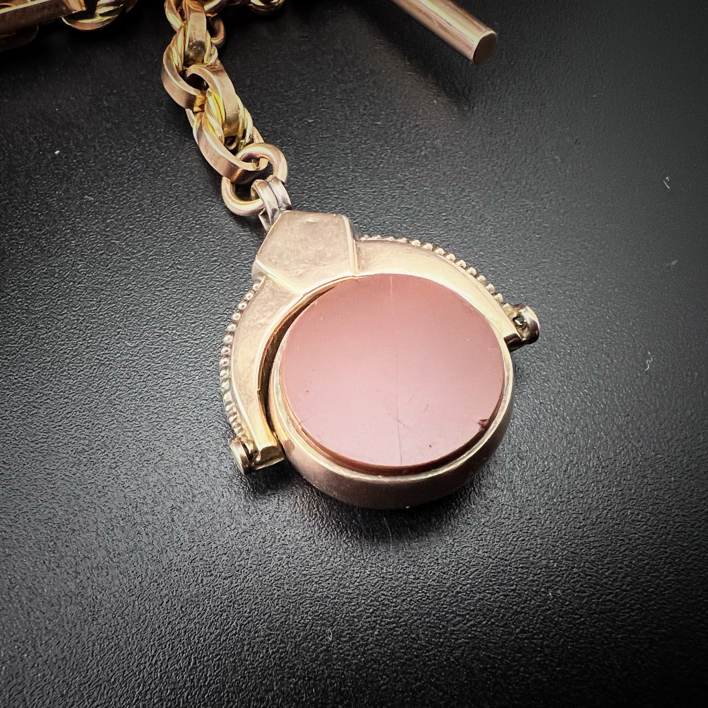 Antique 14-karat gold watch chain from Vienna, late 19th century