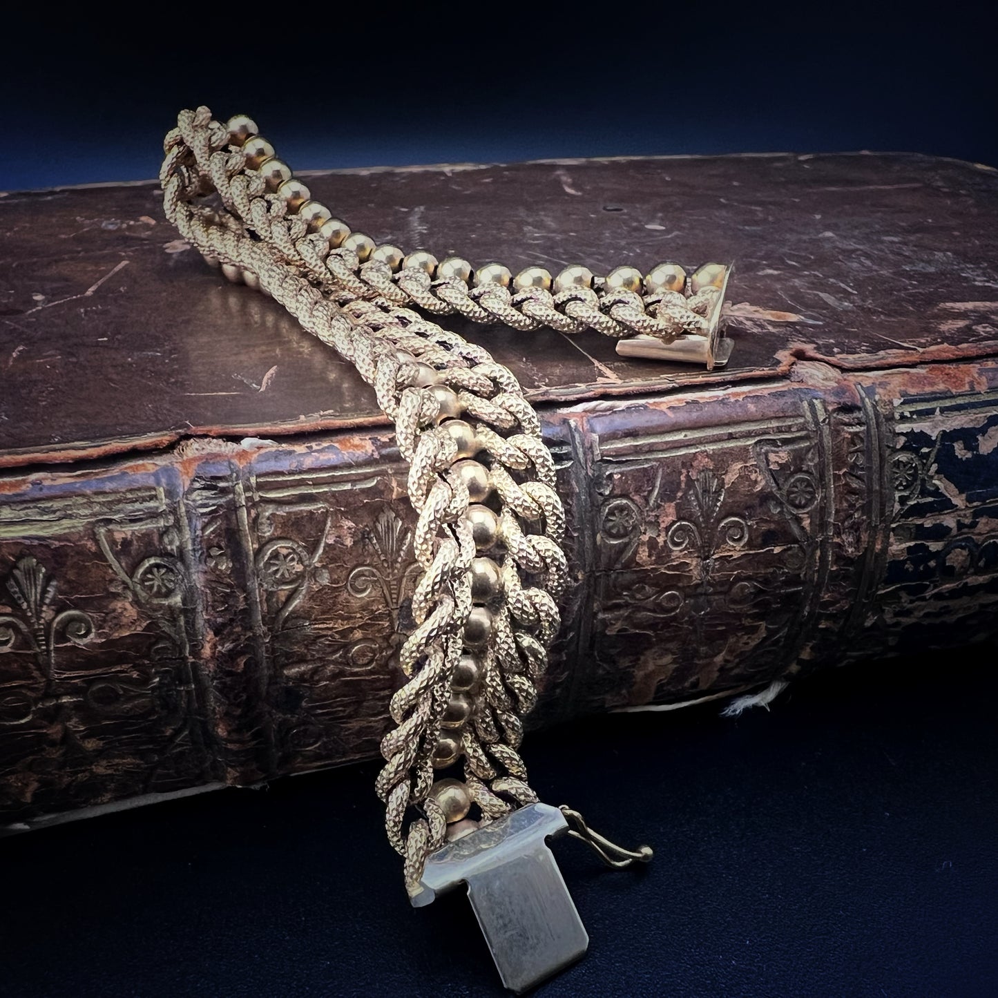 Armband aus 18 Karat Gelbgold – 1950er