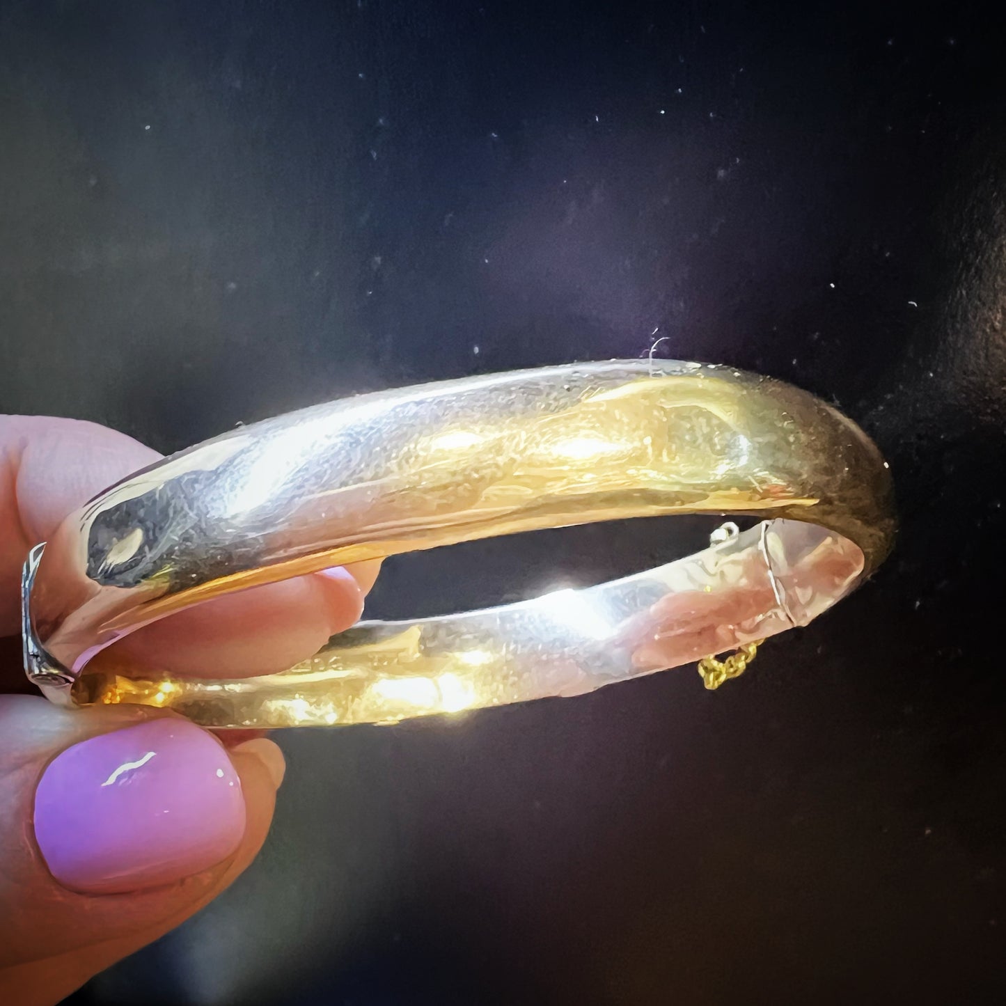 Antique cuff bracelet with buckle decoration - Chester 1914