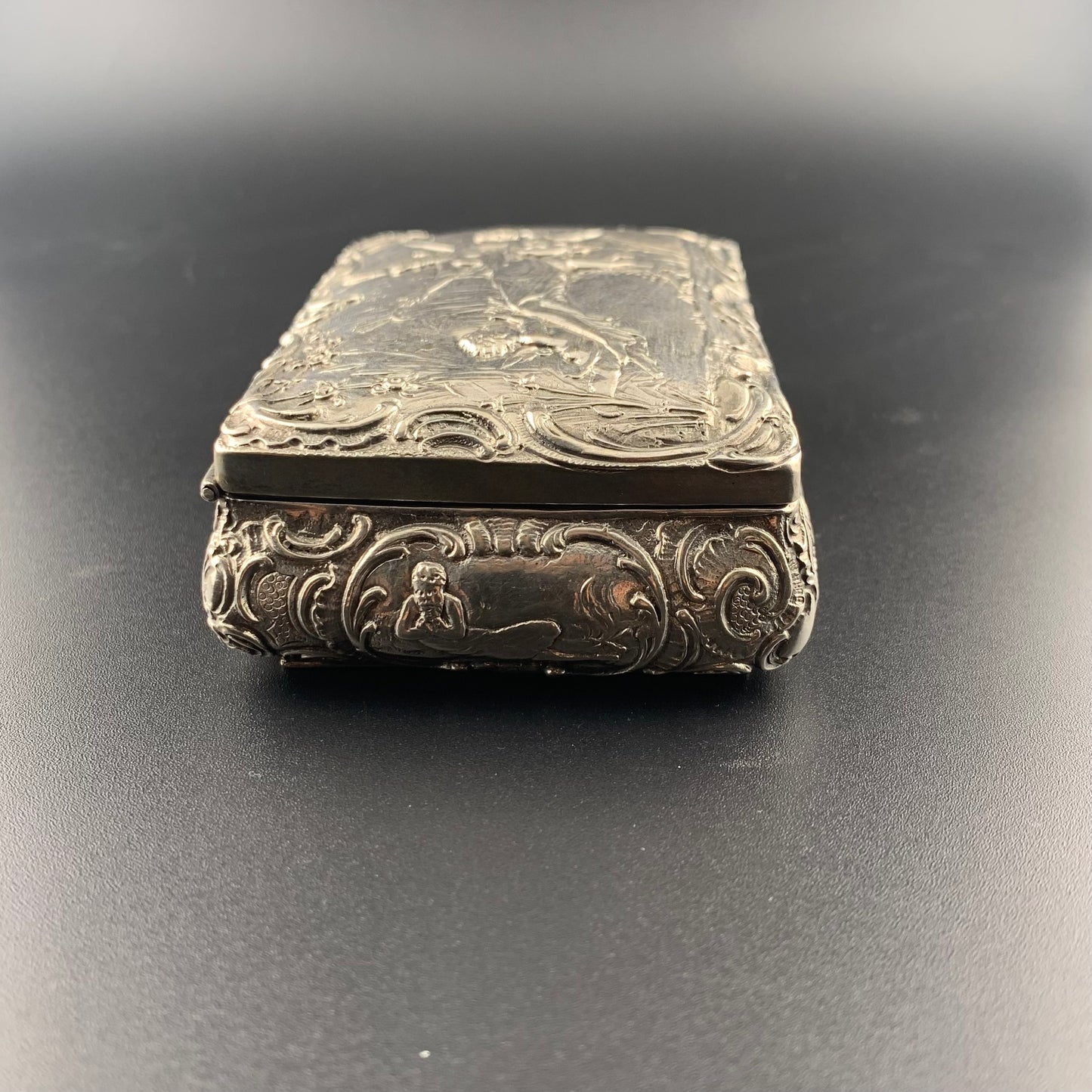 Deutsche Silberdose aus den frühen 1900er Jahren