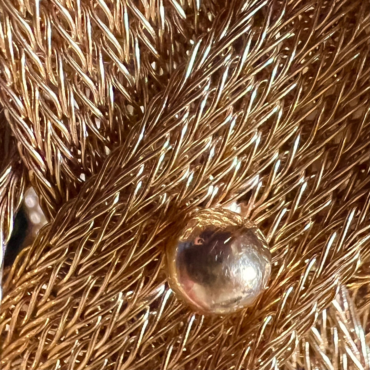 Importante bracciale italiano a treccia in oro 18 ct 63.1 grammi