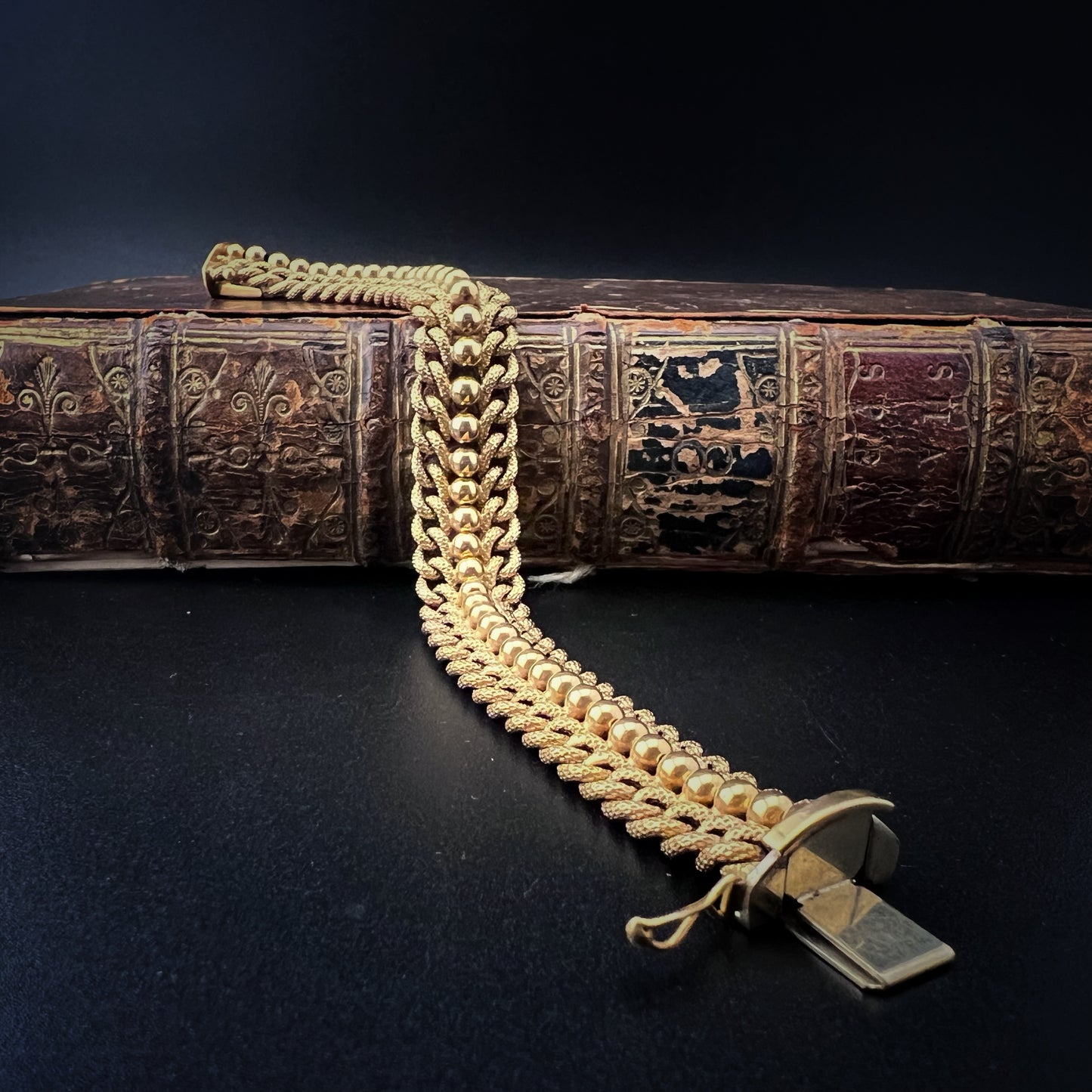 Armband aus 18 Karat Gelbgold – 1950er