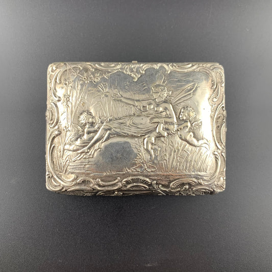 Scatolina argento Germania primi del 900