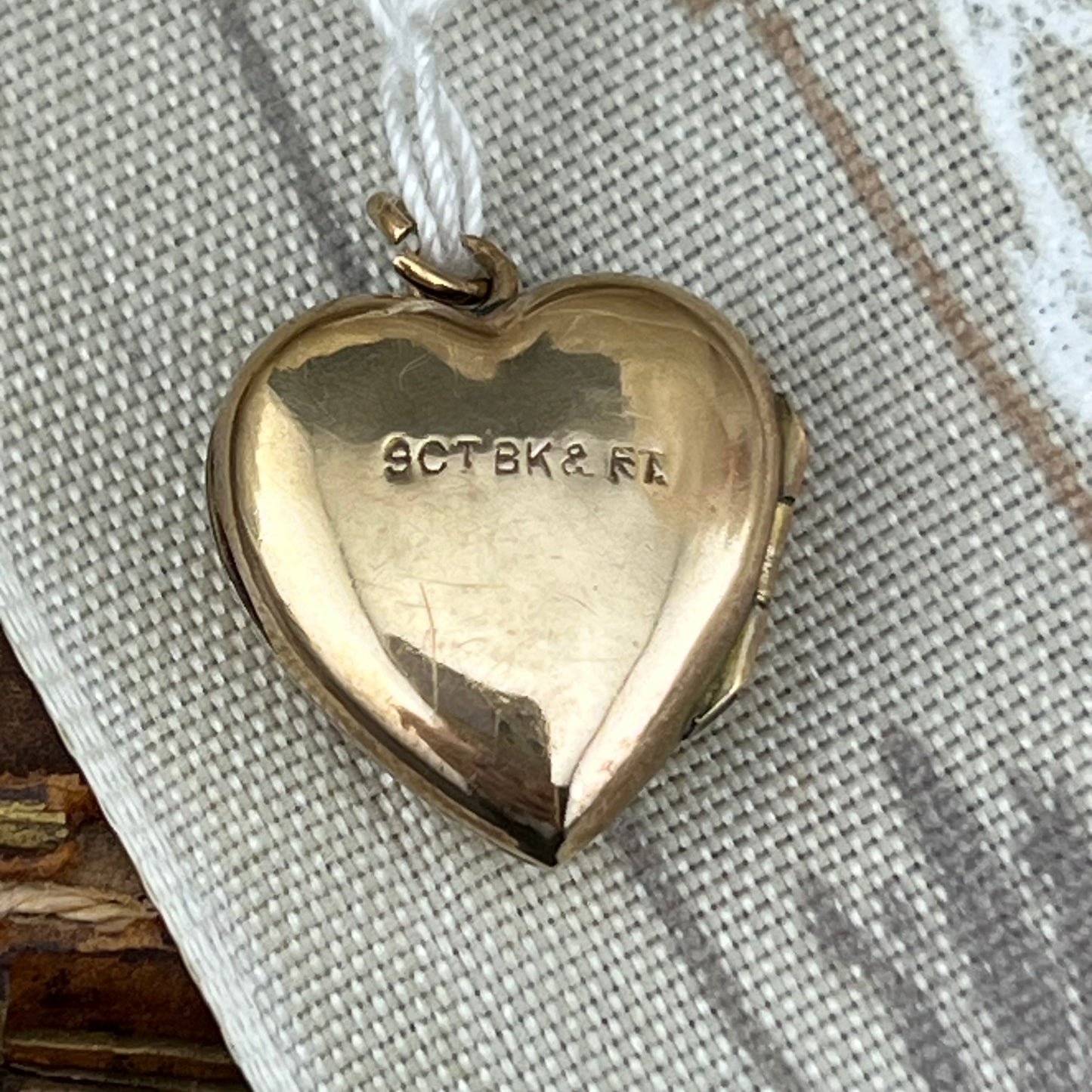 N. 06 - Locket porta foto in oro 9 ct back & front primi ‘900