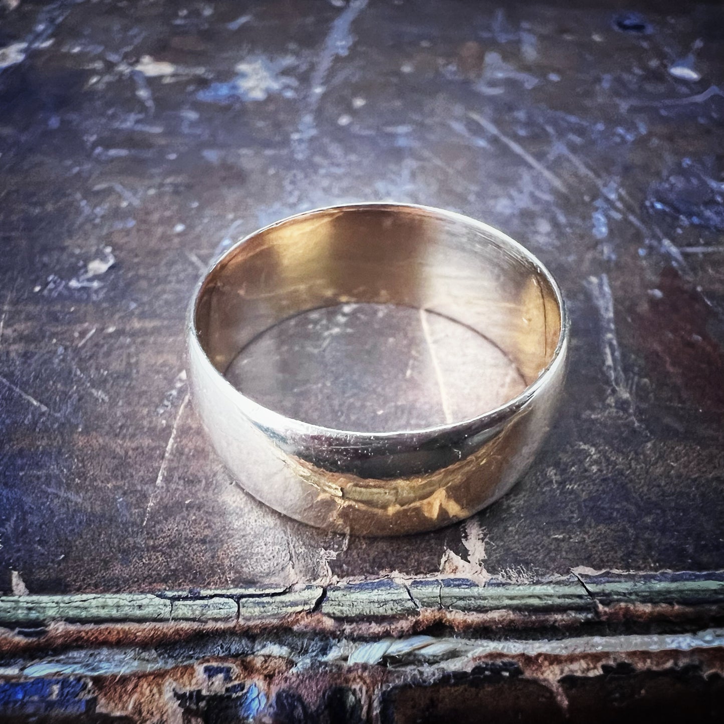 Antique 22-karat gold wedding ring – Birmingham, 1918