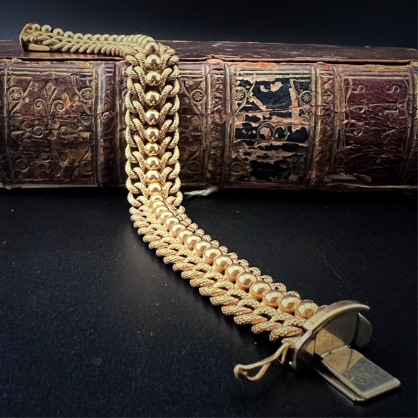 Armband aus 18 Karat Gelbgold – 1950er