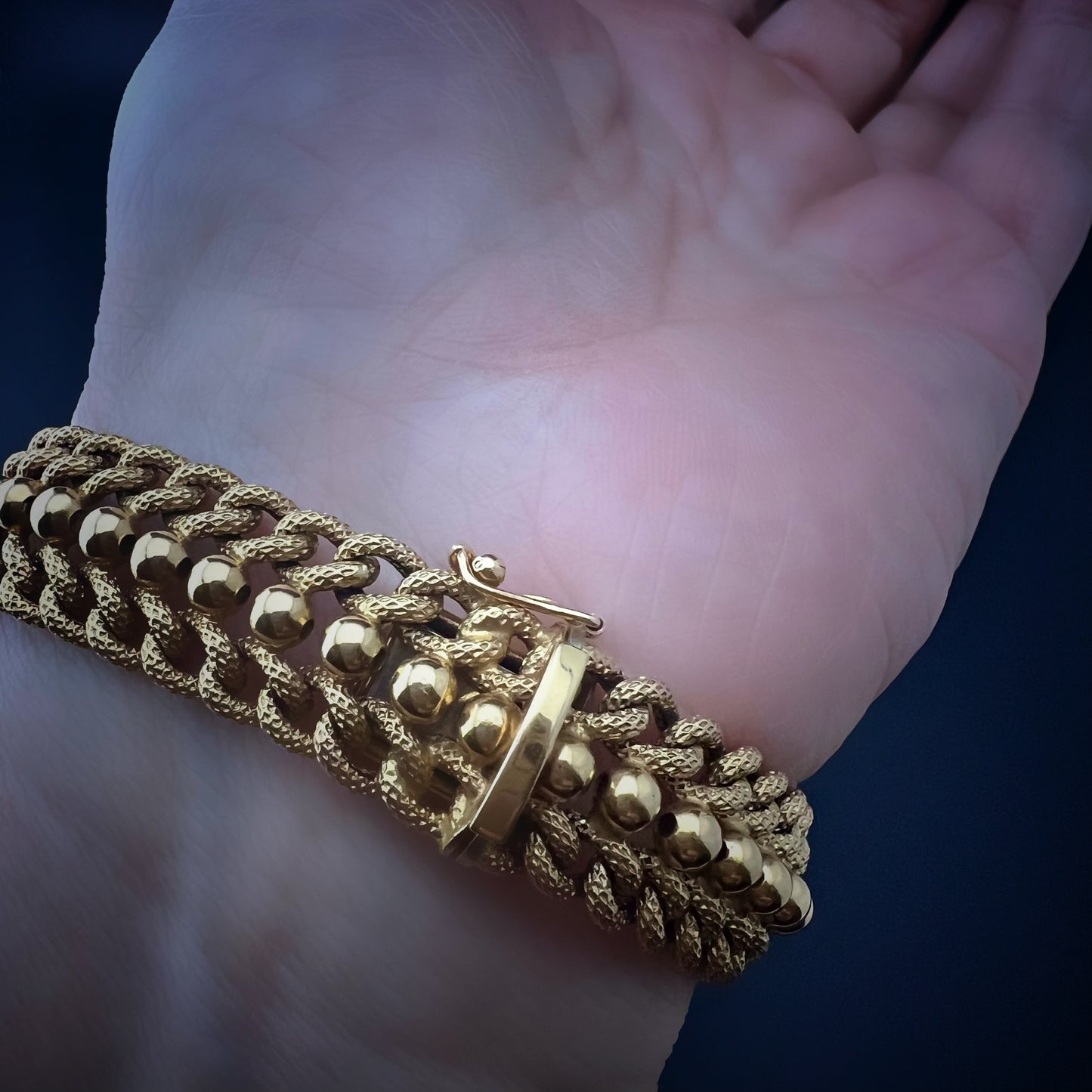 Armband aus 18 Karat Gelbgold – 1950er