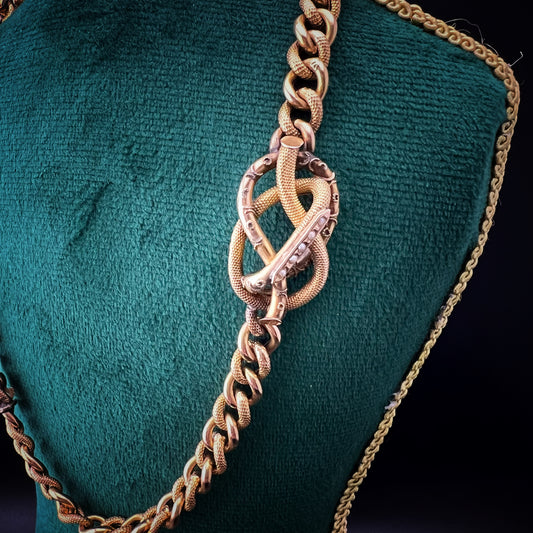 Bourbon-Halskette/Armband aus 14-karätigem Gold