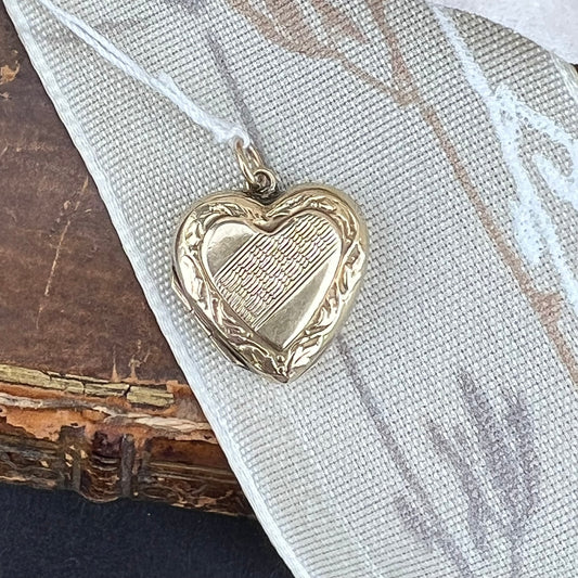 N. 10 - Locket porta foto in oro 9 ct back & front 1930