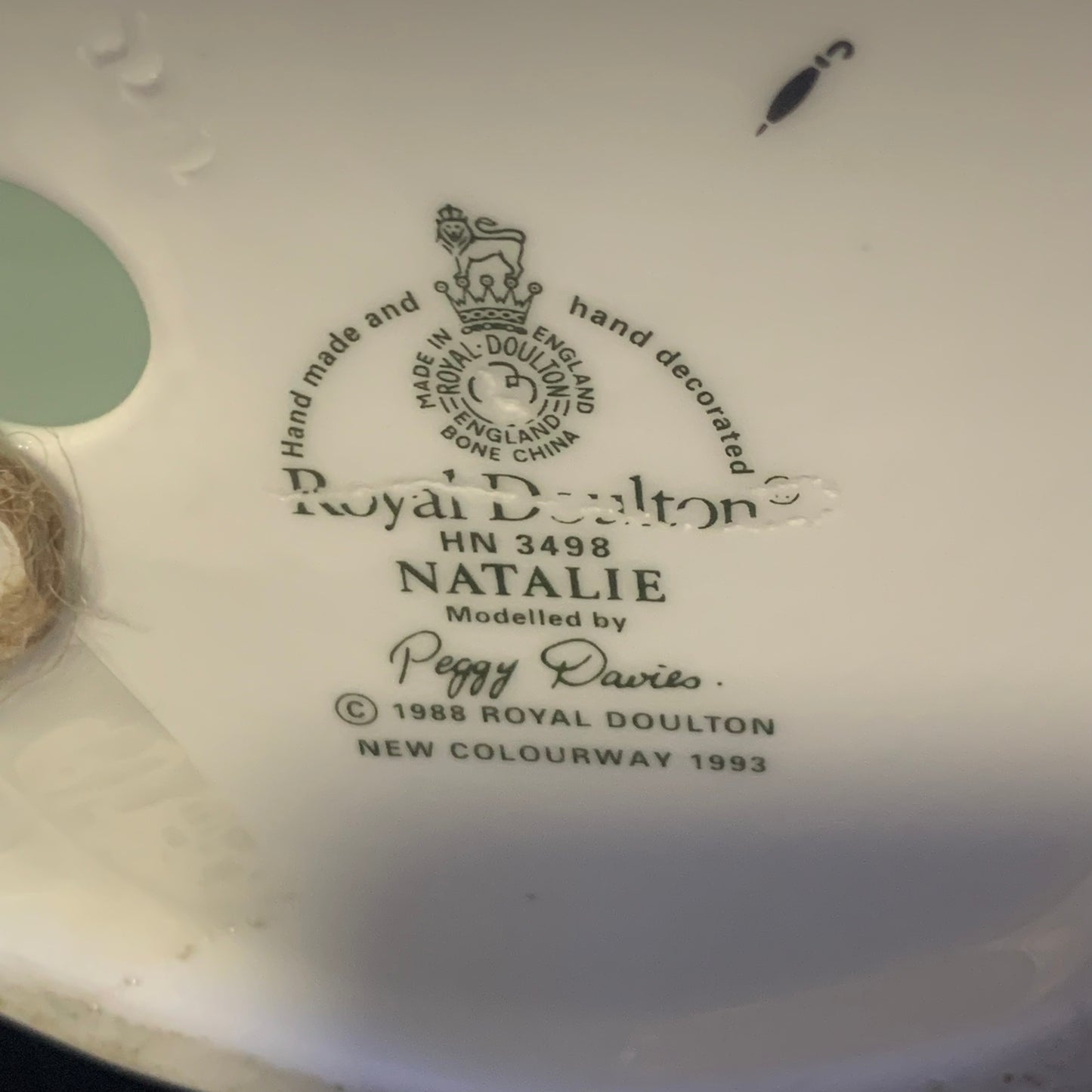 Royal Doulton porcelain figurine titled “Natalie”