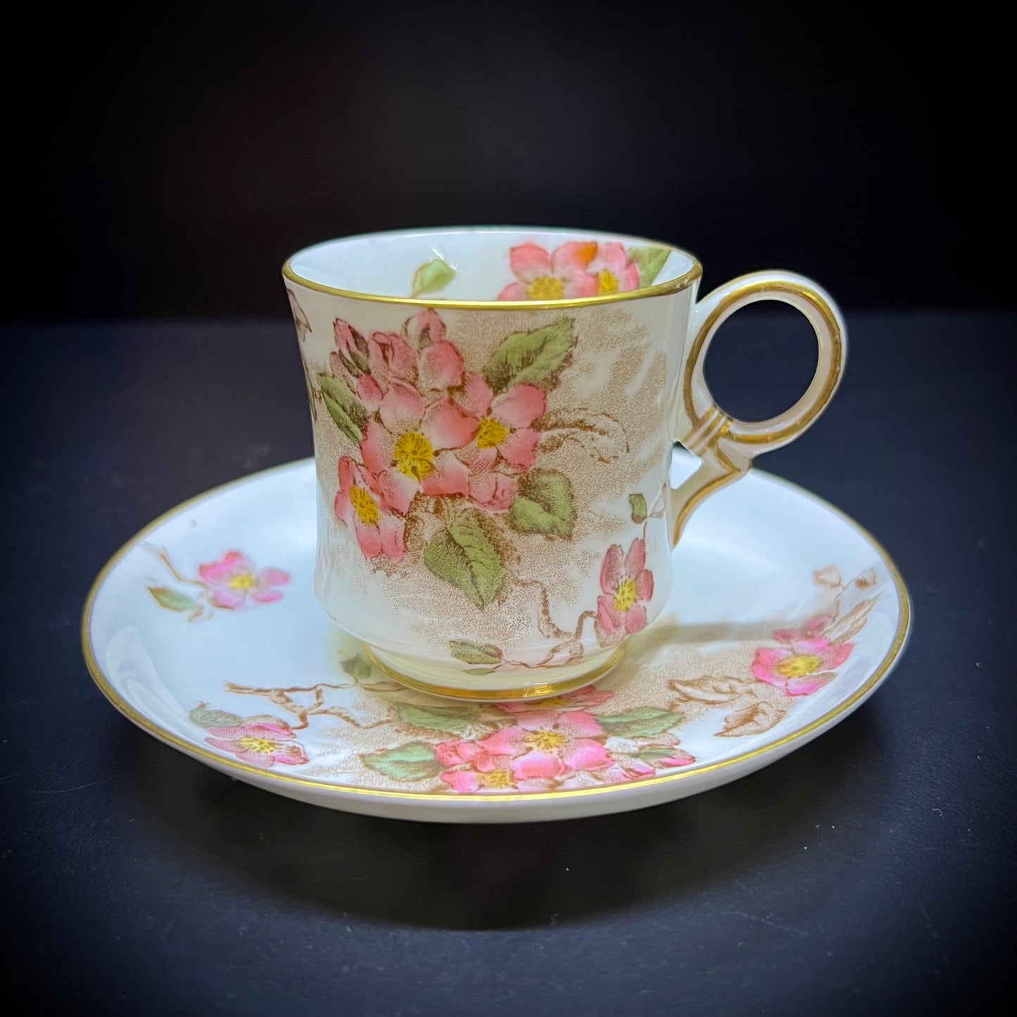 Peach blossom coffee cup