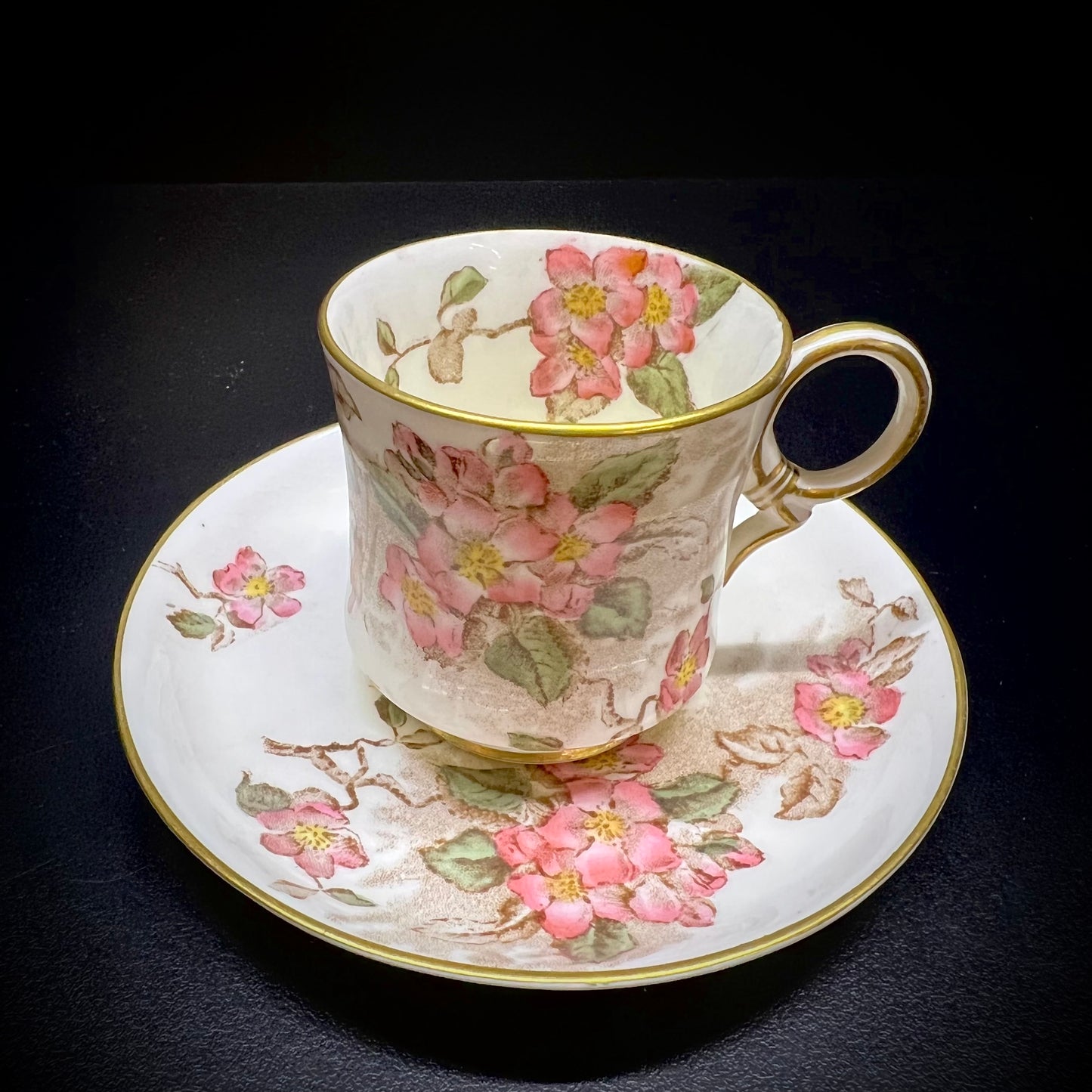 Peach blossom coffee cup