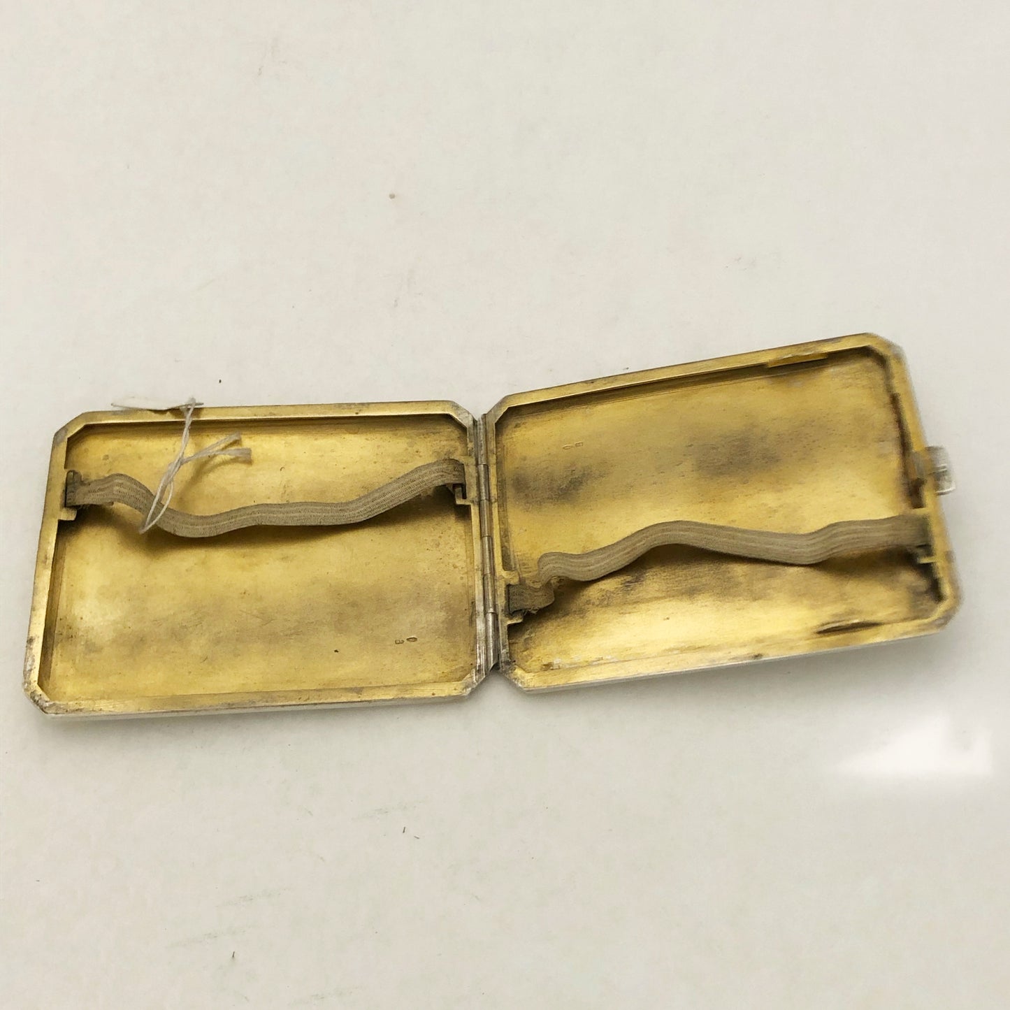 Österreichisch-Ungarisches Reich - Zigarettenetui aus Silber und schwarzem Emaille