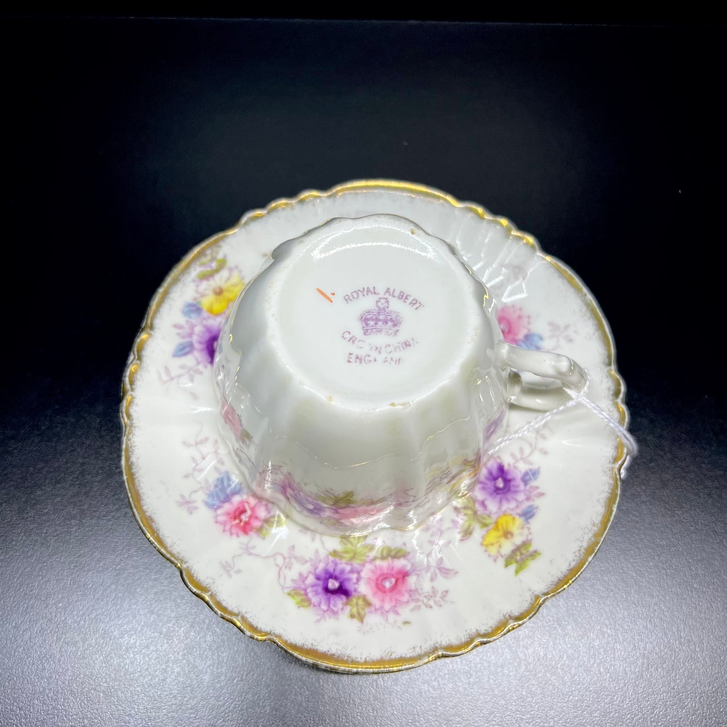 Royal Albert tea cup and saucer, late 19th century