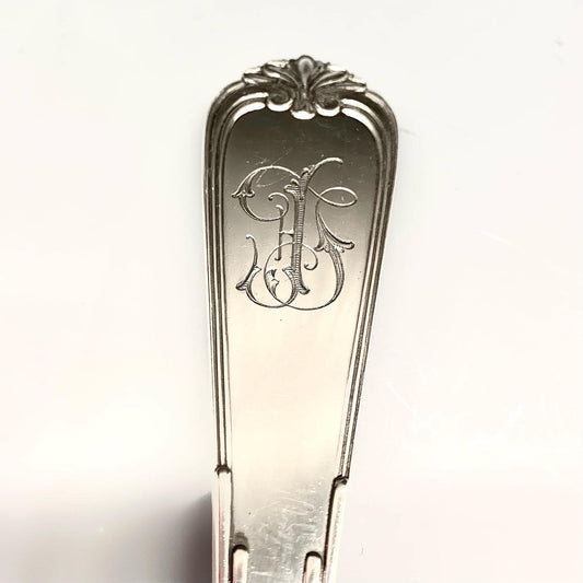 Set posate in argento per 12 persone. HENIN Anatolio (già HENIN Luigi) Milano 1890-1934