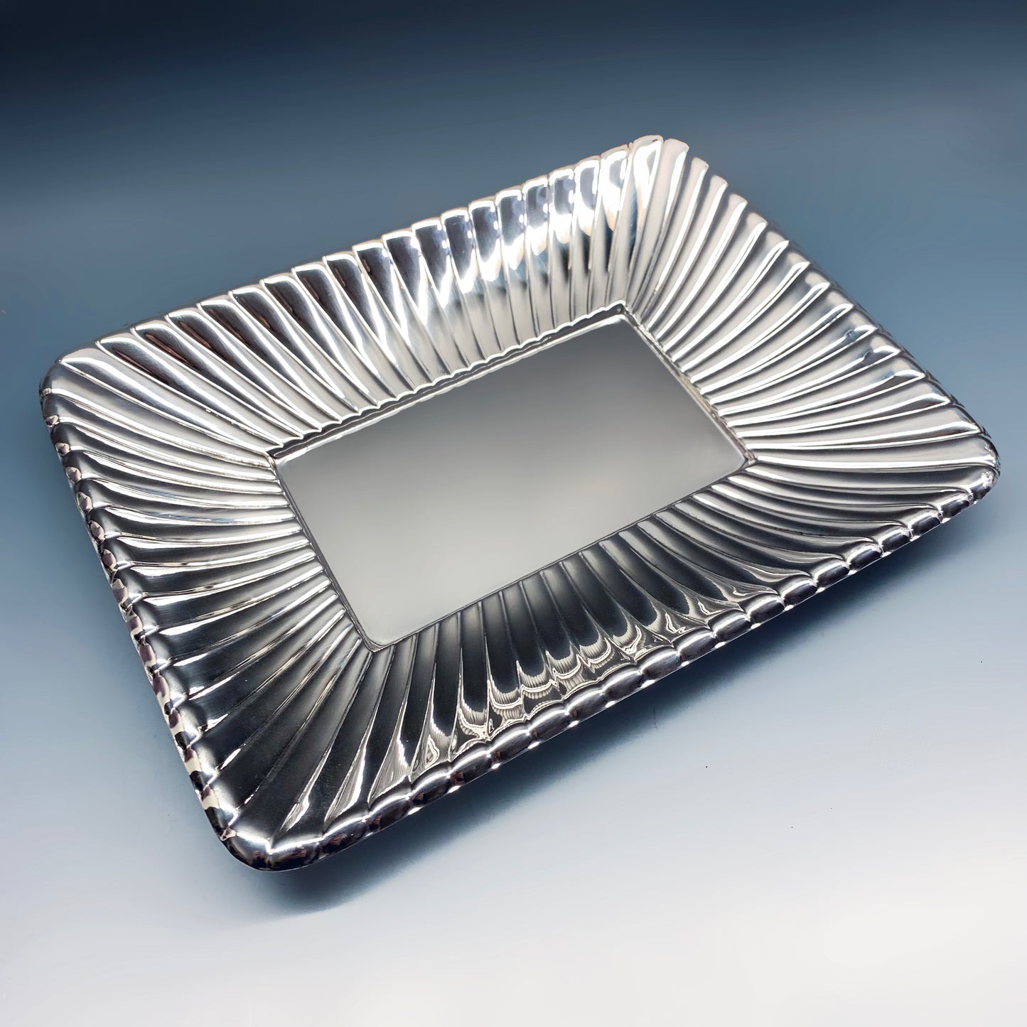 Cartier Silbernes Brieftablett, ca. 1950