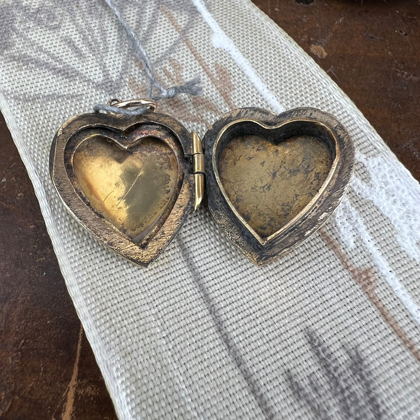 N. 02 - Locket porta foto oro 9 ct back & front primi ‘900