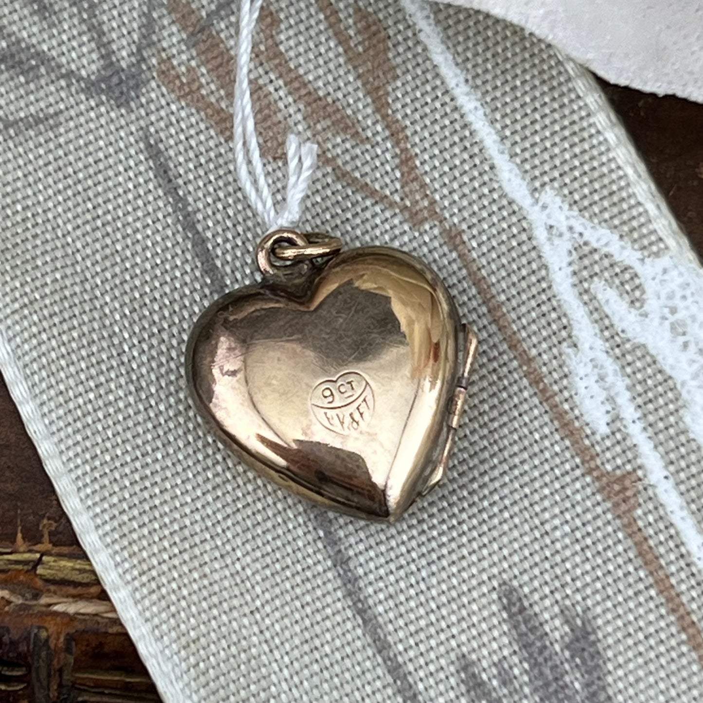 N. 07 - Locket porta foto in oro 9 ct back & front primi ‘900