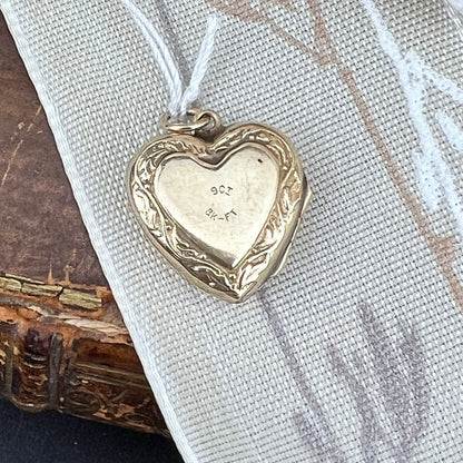 N. 10 - Locket porta foto in oro 9 ct back & front 1930