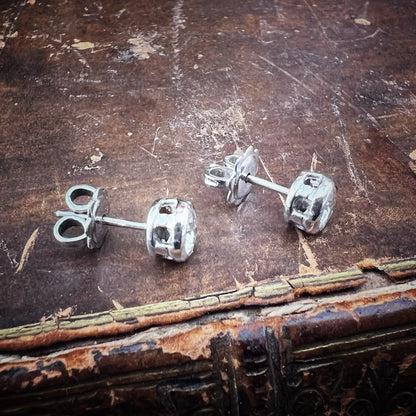 Orecchini vintage in oro bianco con diamanti da 0.60 ct ciascuno
