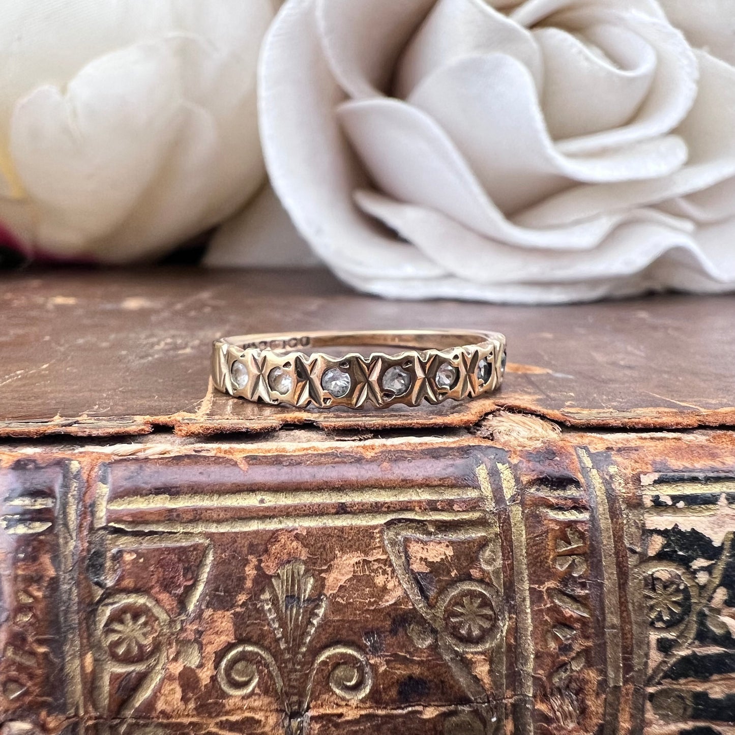 Anello in oro half eternity Birmingham 1976