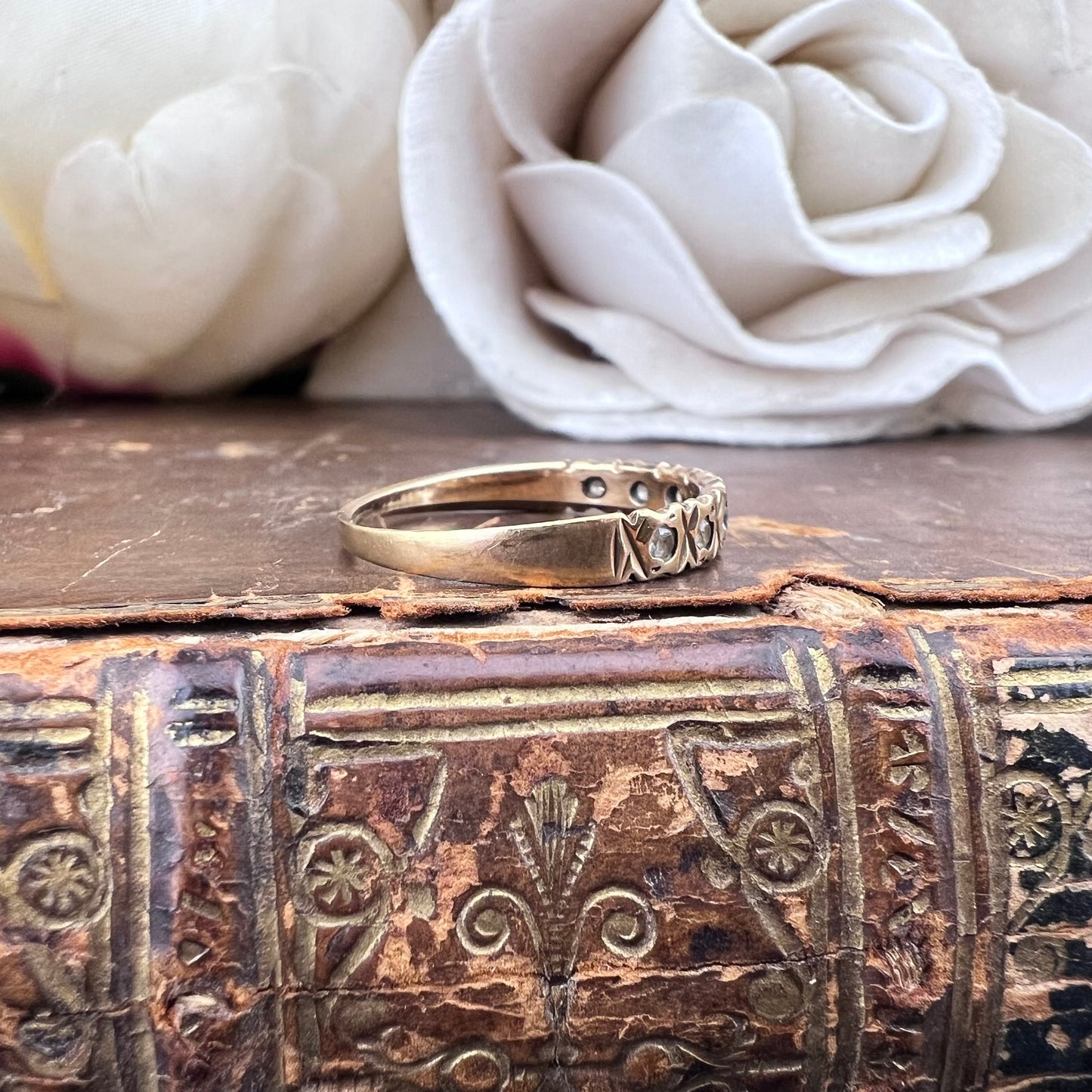 Anello in oro half eternity Birmingham 1976