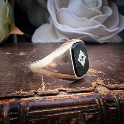 Anello Vintage Chevalier da Uomo – Fred Manshaw Ltd, Londra 1967