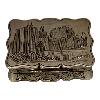 Vinaigrette “il Castello di Warwick” - Hilliard & Thomason-Birmingham 1851