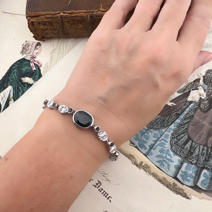 Bracciale con zaffiri australiani e diamanti – Italia, anni ’80