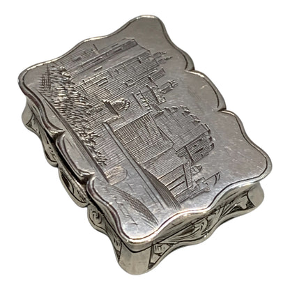 Vinaigrette “il Castello di Warwick” - Hilliard & Thomason-Birmingham 1851