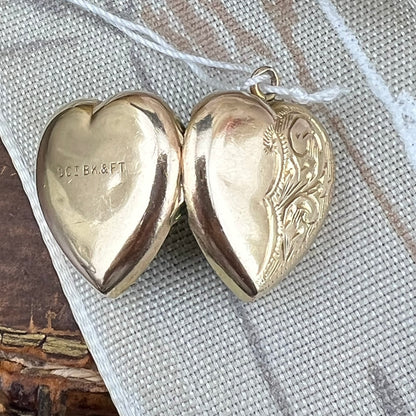 N. 09 - Locket porta foto in oro 9 ct back & front primi 900