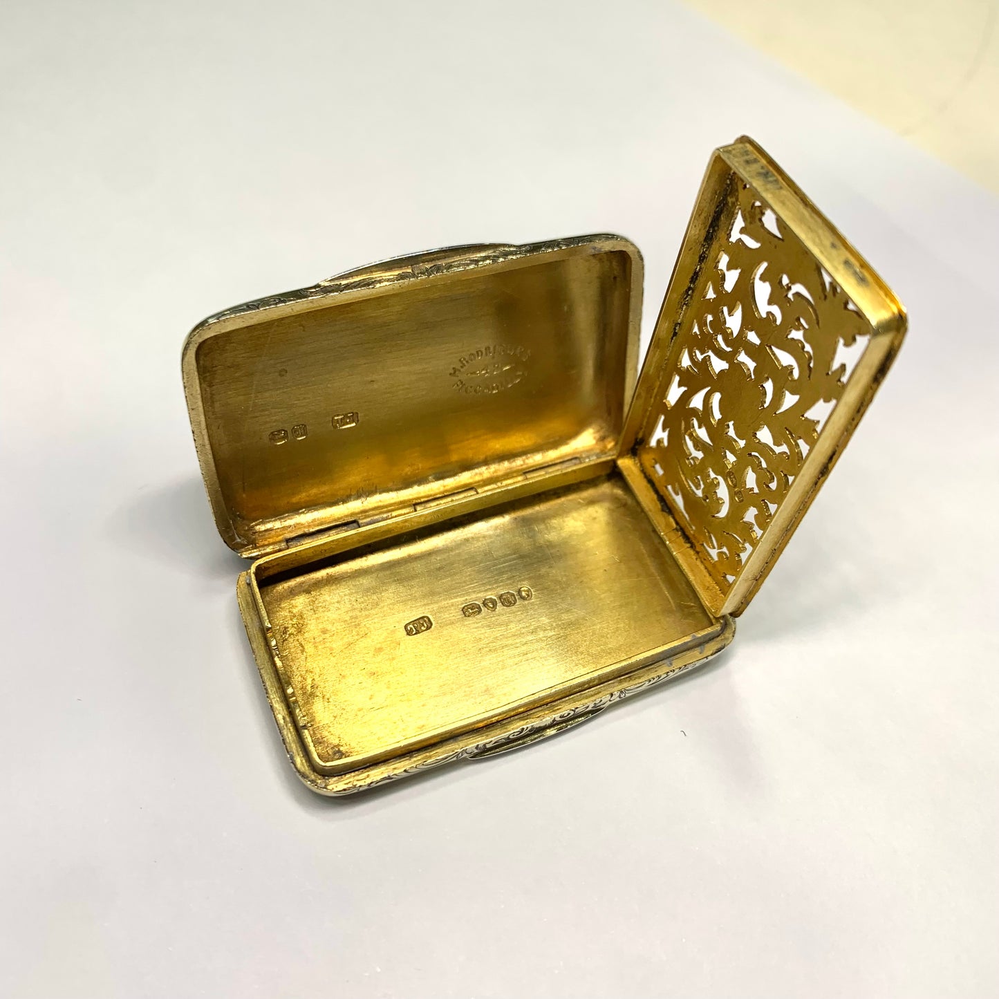 Vinaigrette vittoriana-Thomas Johnson - Londra 1855