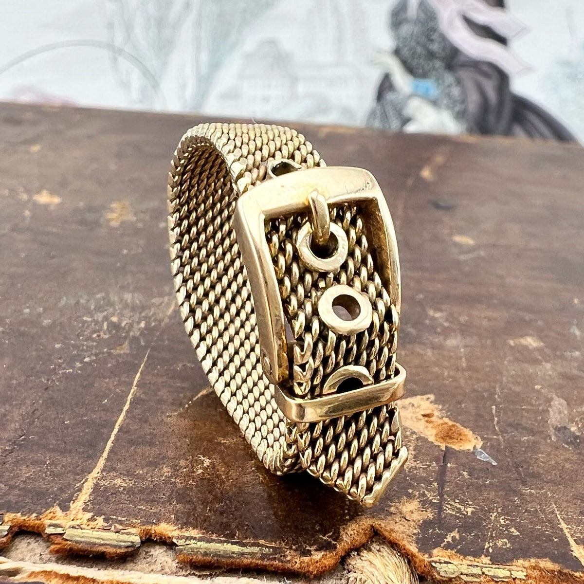 Anello a cintura regolabile in oro 18 kt – Treviso, 1944-1968