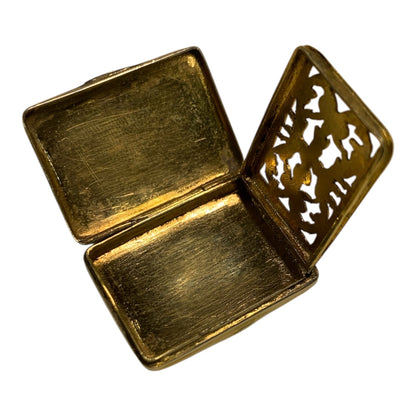 Vinaigrette francese in argento del 1850