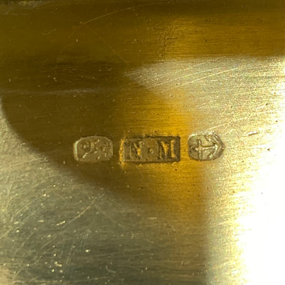 Antica Scatola da Snuff in Argento di Nathaniel Mills - Birmingham, 1851