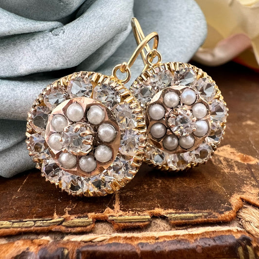 Orecchini a toppa in oro 12k – Primi del ’900