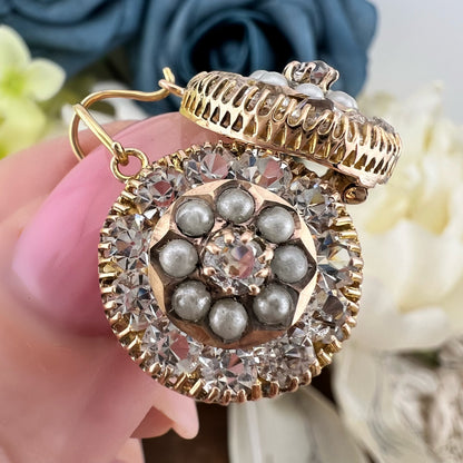 Orecchini a toppa in oro 12k – Primi del ’900